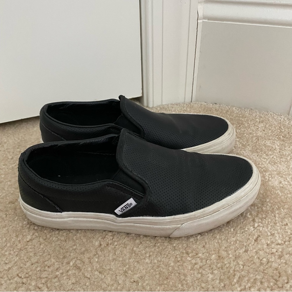 Vans Slip-On Perf Leather Sneakers